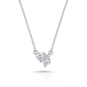 Dây chuyền Triad Light Point bằng bạc mạ Rhodium